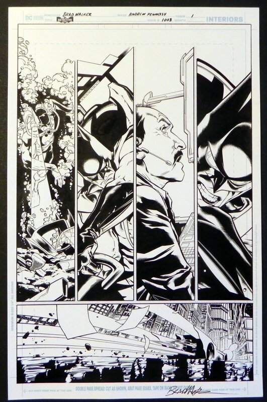 Brad Walker, Andrew Hennessy, Detective comics 1003 - Planche originale