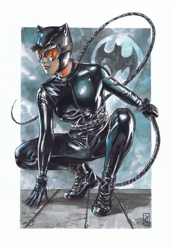 Catwoman par Azconegui - Illustration originale