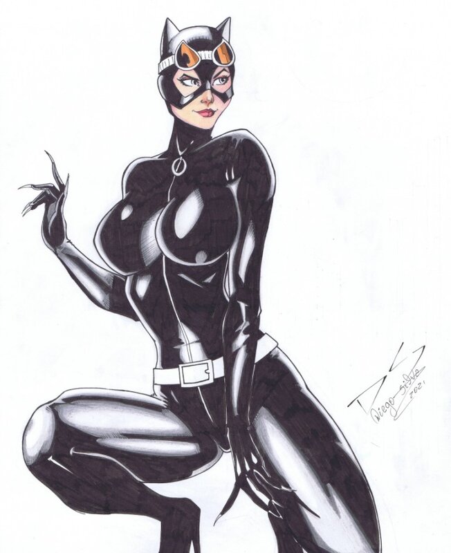 Catwoman par Silva - Original Illustration