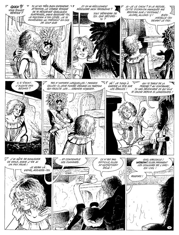 Michel Weyland, Aria - T33 - Les rescapés du souvenir (planche 14) - Comic Strip