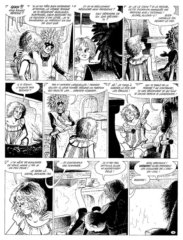 Michel Weyland, Aria - T33 - Les rescapés du souvenir (planche 14) - Planche originale