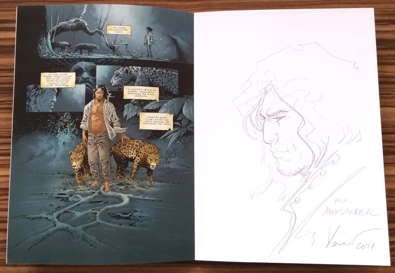 Philippe Xavier, Conquistador 4 - dedicace - Sketch