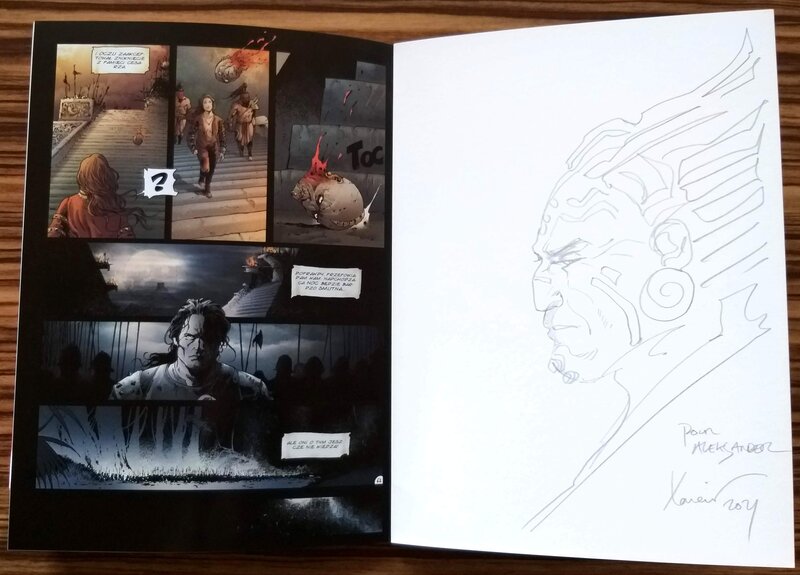 Philippe Xavier, Conquistador 2 - dedicace - Sketch
