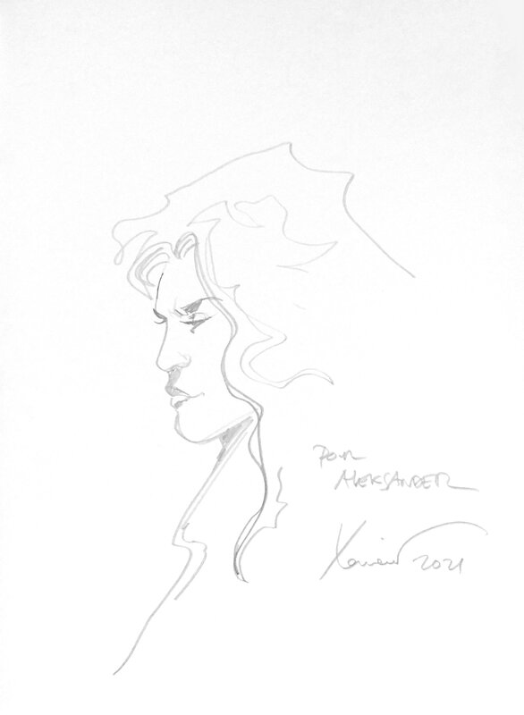 Philippe Xavier, Conquistador 3 - dedicace - Sketch