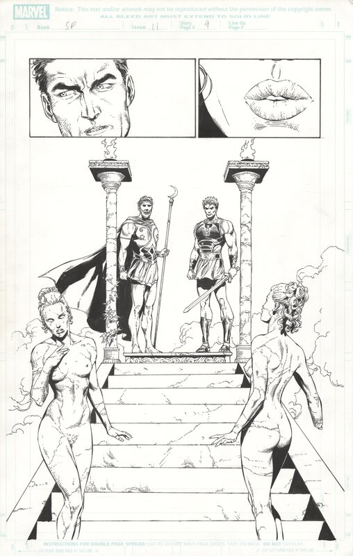 Gary Frank, Jonathan Sibal, Supreme Power #11 P9 - Planche originale