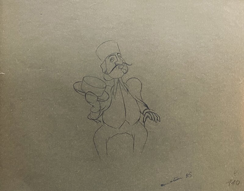 Le Roi et l'oiseau par Paul Grimault, jacques Prevert - Planche originale