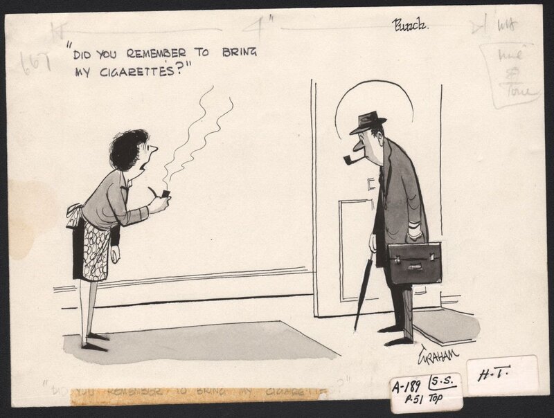 Cigarettes by Alex Graham - Original Illustration