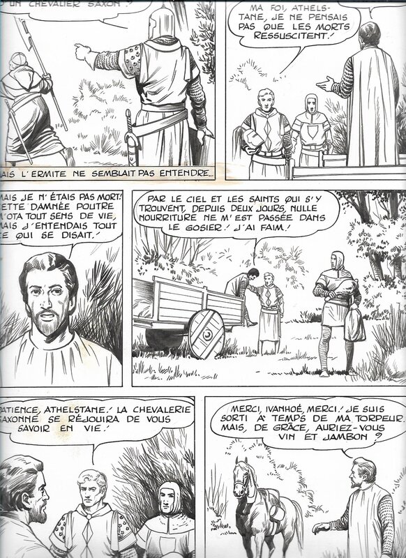 Otello Scarpelli, Ivanhoé n°3 planche 13 - Comic Strip