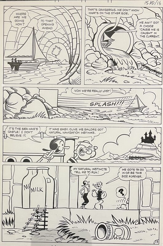 For sale - unknown, Popeye the sailorman - Comic Strip