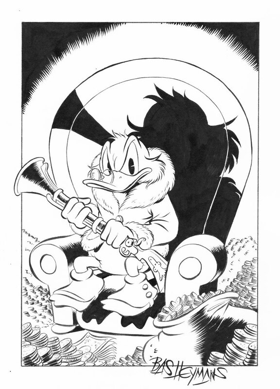 Scrooge McDuck by Bas Heymans - Original Illustration