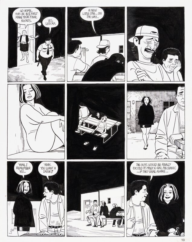 Jaime Hernandez - Love and Rockets #40, pg. 13 - Comic Strip