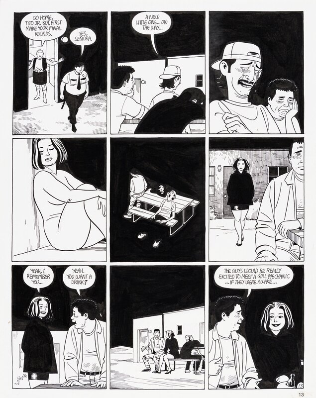 Jaime Hernandez - Love and Rockets #40, pg. 13 - Planche originale