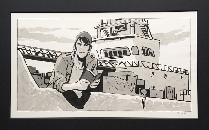 Bastien Vivès, Martin Quenehen, Corto Maltese - Océan Noir - Original Illustration