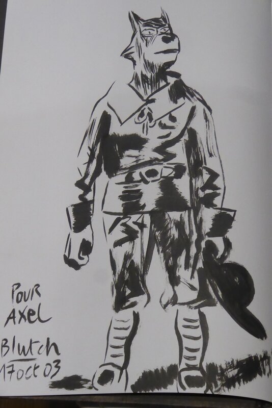 Mon fils le tueur by Blutch - Sketch