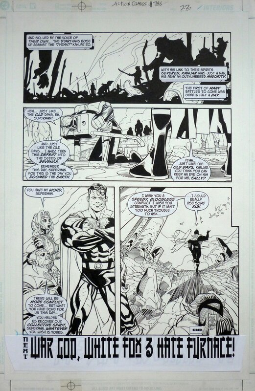 Pasqual Ferry, Scott Hanna, Joe Kelly, Action Comics 786 pg 022 - Planche originale