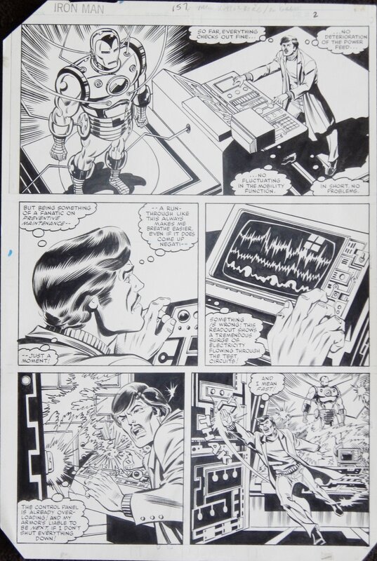Alan Kupperberg, Dan Green, Iron Man   Issue 157 - Comic Strip