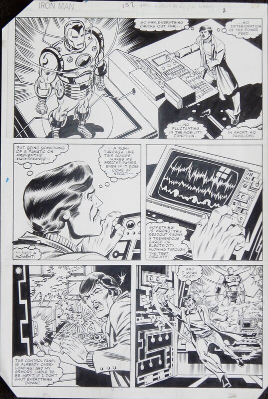 Alan Kupperberg, Dan Green, Iron Man   Issue 157 - Planche originale