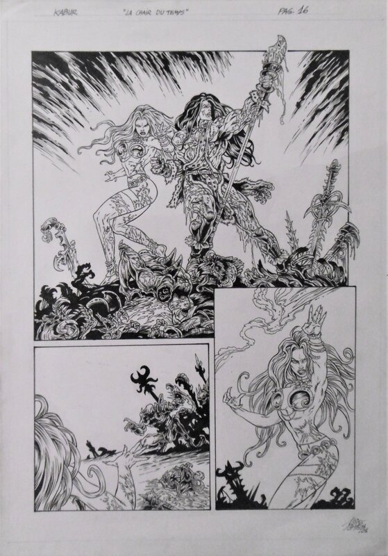 Mike Ratera, Kabur ''La Chair du Temps'' - Page 16 - Comic Strip
