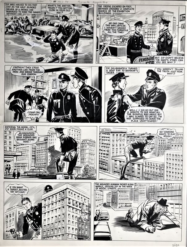 Zip Nolan by Reg Bunn - Comic Strip