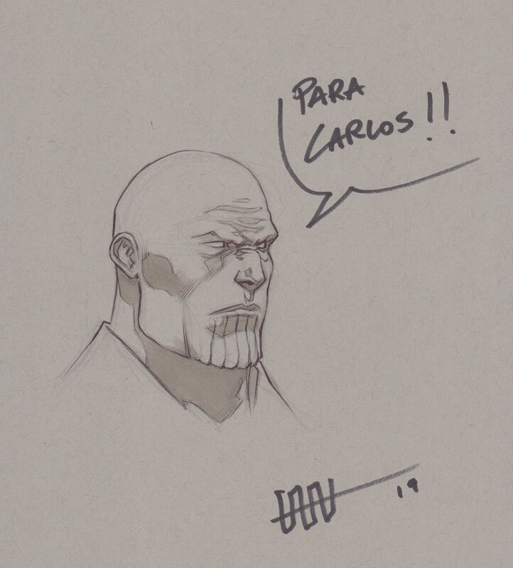 Thanos by Cafu - Sketch