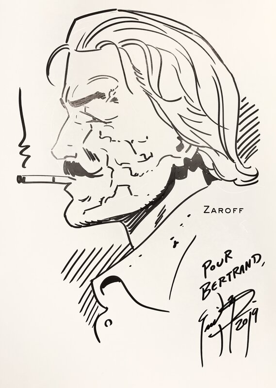 François Miville-Deschênes, Dedicace de miville deschenes pour Zaroff - Sketch
