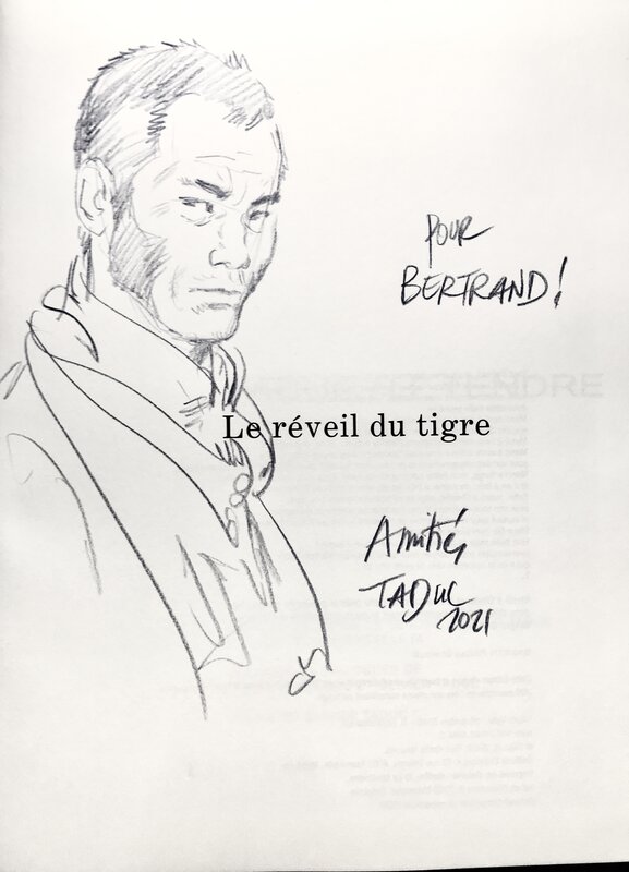 Dedicace de Taduc dans le reveil du tigre - Dédicace