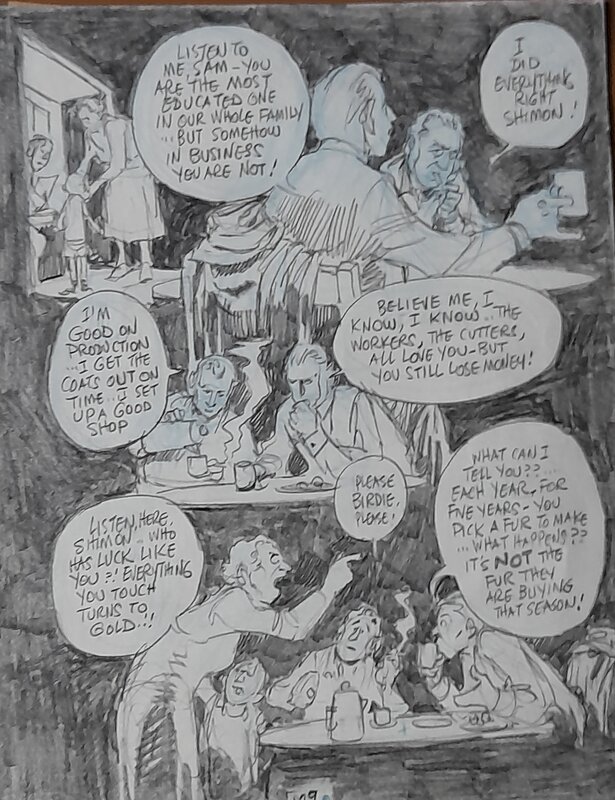 Will Eisner, To the heart of the storm - Planche originale