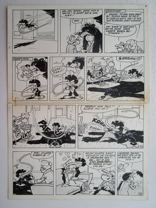 Bob Mau, En de zwarte Grizzly - et le Grizzly noir - Comic Strip