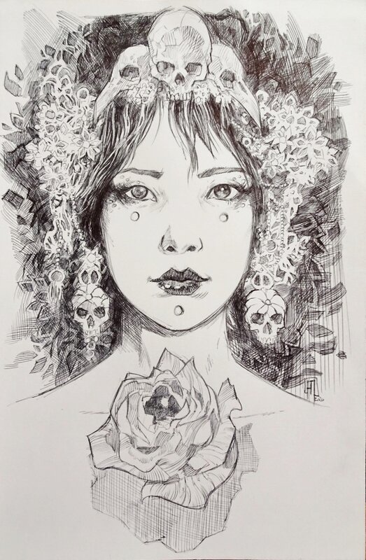 Beauté Asiatique by Aurélien Morinière - Original art