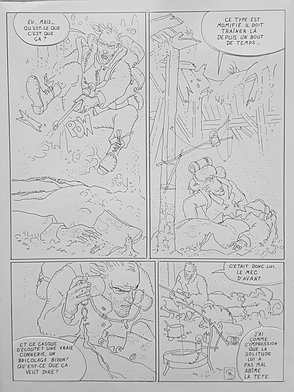Matthias Schultheiss, Le théorème de Bell #1 - Planche originale