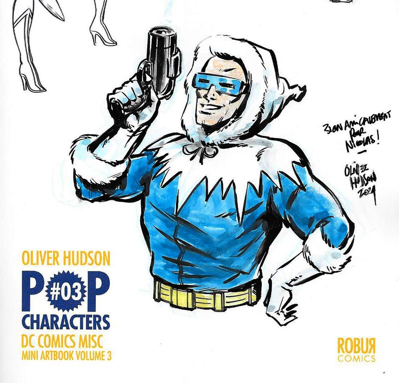 Captain Cold par Olivier Hudson - Dédicace