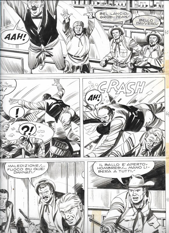 Guglielmo Letteri, Tex n°341, Terra violenta, planche 39 (Bonelli) - Comic Strip
