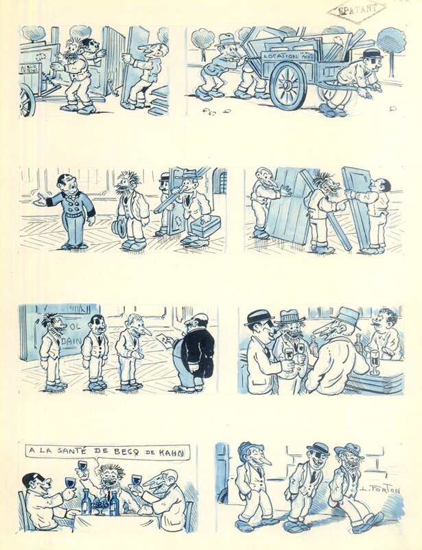 Louis Forton - Les Pieds Nickelés 1930 - Comic Strip
