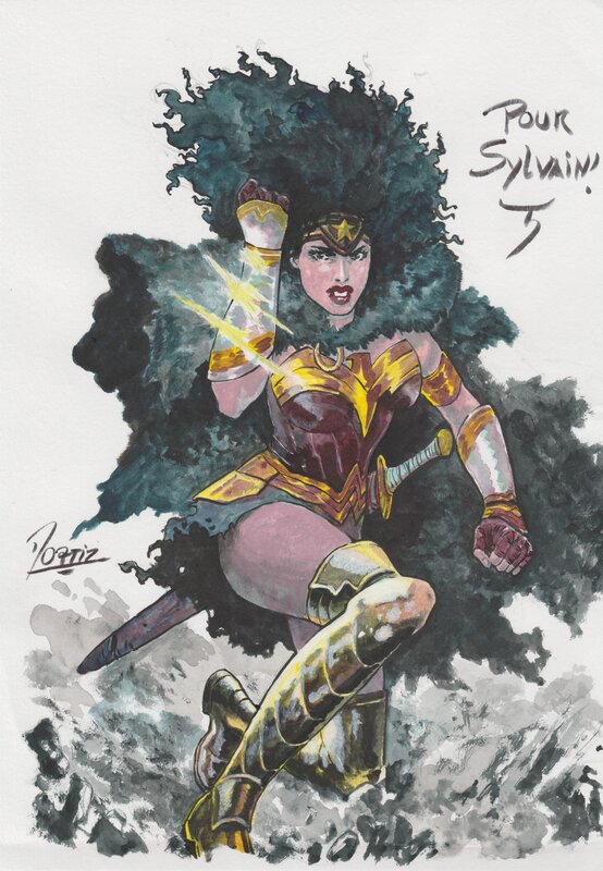 Wonder Woman par Rafael Ortiz - Illustration originale