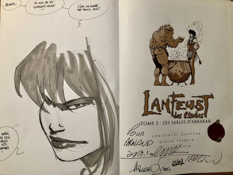 Didier Tarquin, Scotch Arleston, Lanfeust des Etoiles - Sketch