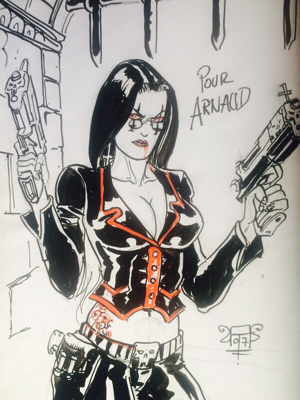 Claudia Croft by Franck Tacito - Sketch