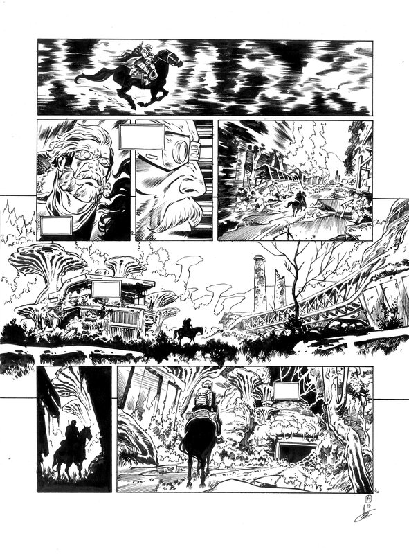 En vente - Dimitri Armand, Tristan Roulot, Le Convoyeur - Planche 40 - Planche originale