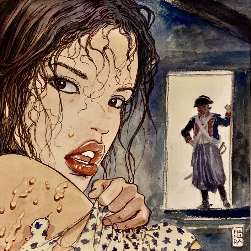 Molly El Gaucho by Milo Manara - Original Illustration