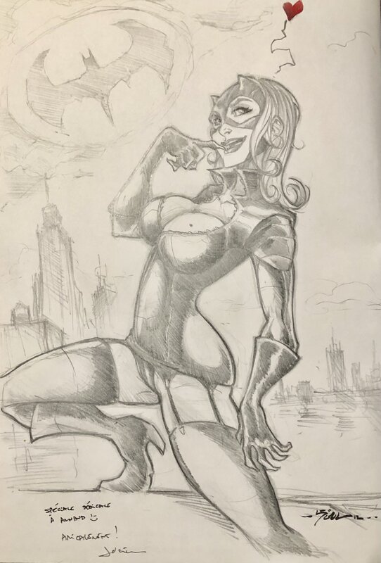 Catwoman par Julien Motteler - Dédicace
