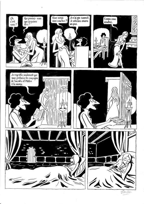 Zanzim, Hubert, Peau d'Homme - Planche 76 - Comic Strip