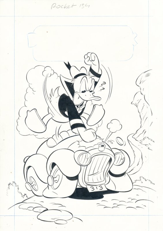Michel Nadorp | 2006 | Donald Duck cover - Couverture originale
