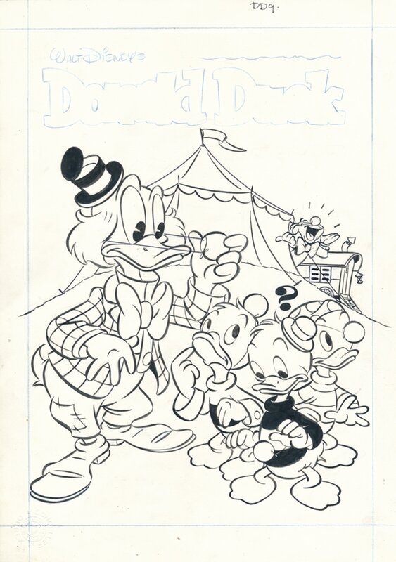Michel Nadorp | 1989 | Donald Duck cover - Original Cover