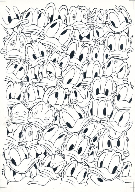 Michel Nadorp | 1998 | Donald Duck cover - Couverture originale