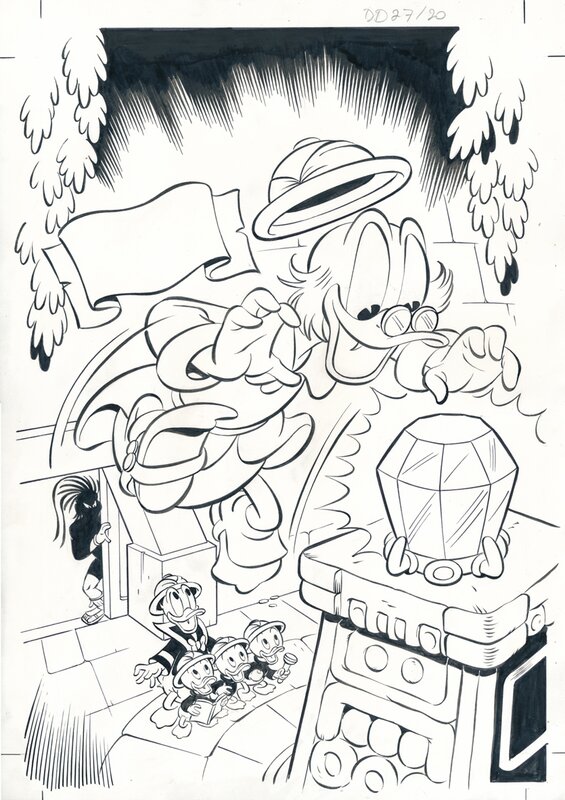 Michel Nadorp | 2020 | Donald Duck cover - Original Cover