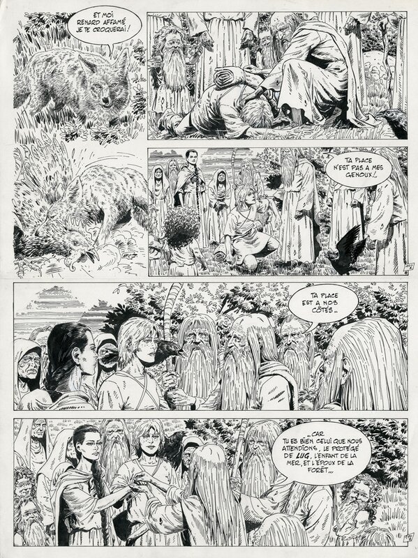 Auclair : Planche 110 de Bran Ruz 1980 - Comic Strip