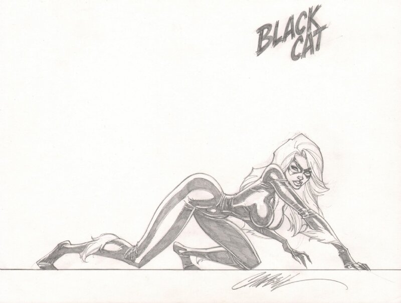 Black Cat by Jeffrey Scott Campbell - Sketch