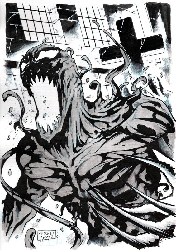 Carnage by Vincenzo Carratu - Original Illustration