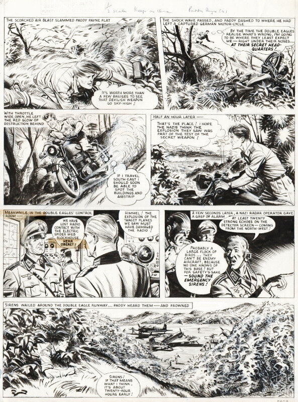 Colquhoun : Planche de Paddy Payne parue dans LION 1963 - Comic Strip