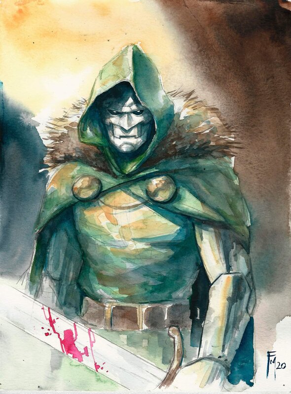 Doctor Doom par Federico Mele - Illustration originale