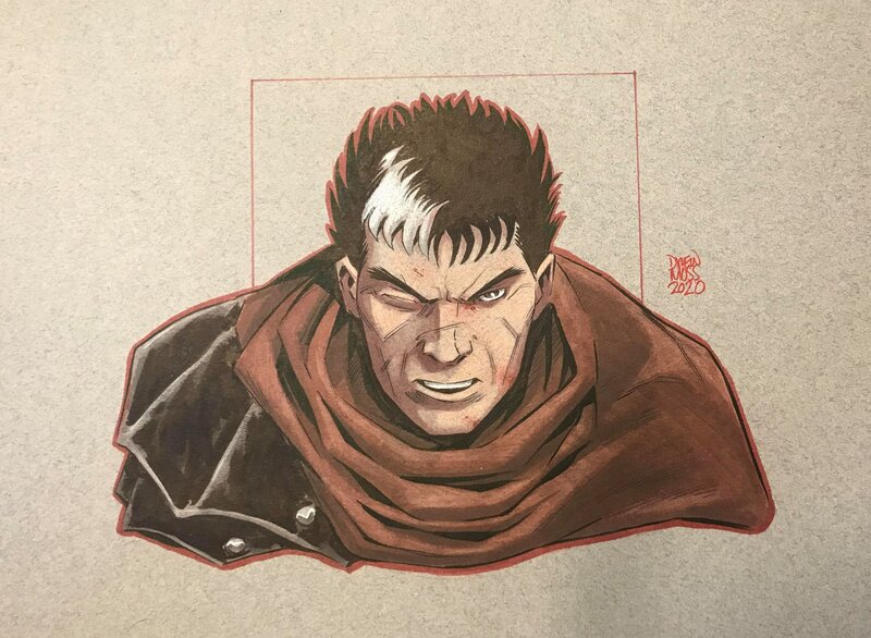 Guts par Drew Moss - Illustration originale